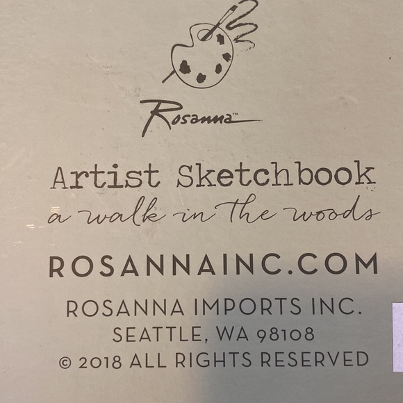 Artist Sketchbook “a walk in the woods” serving tray -hard to find out of stock - Picture 10 of 10
